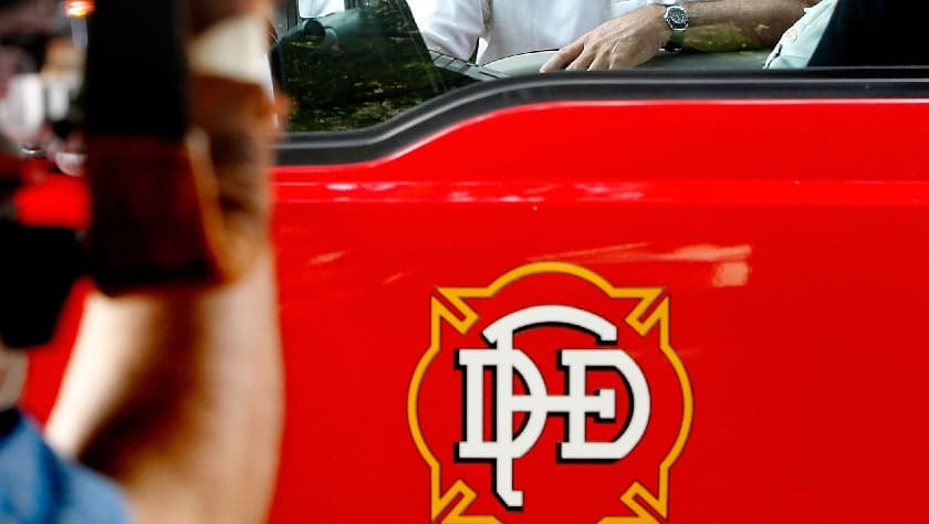 Imagen de archivo de un camión del Departamento de Bomberos de la ciudad de Dallas, Texas.