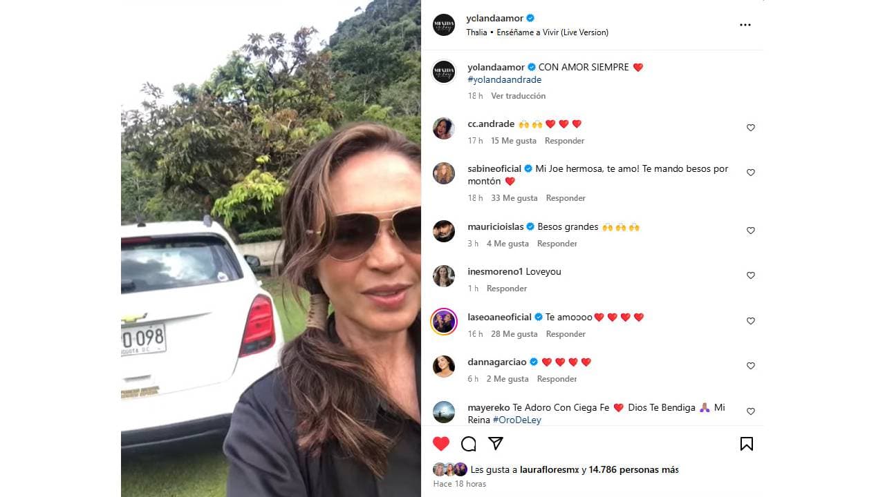 Yolanda Andrade reaparece en medio de especulaciones sobre su salud.