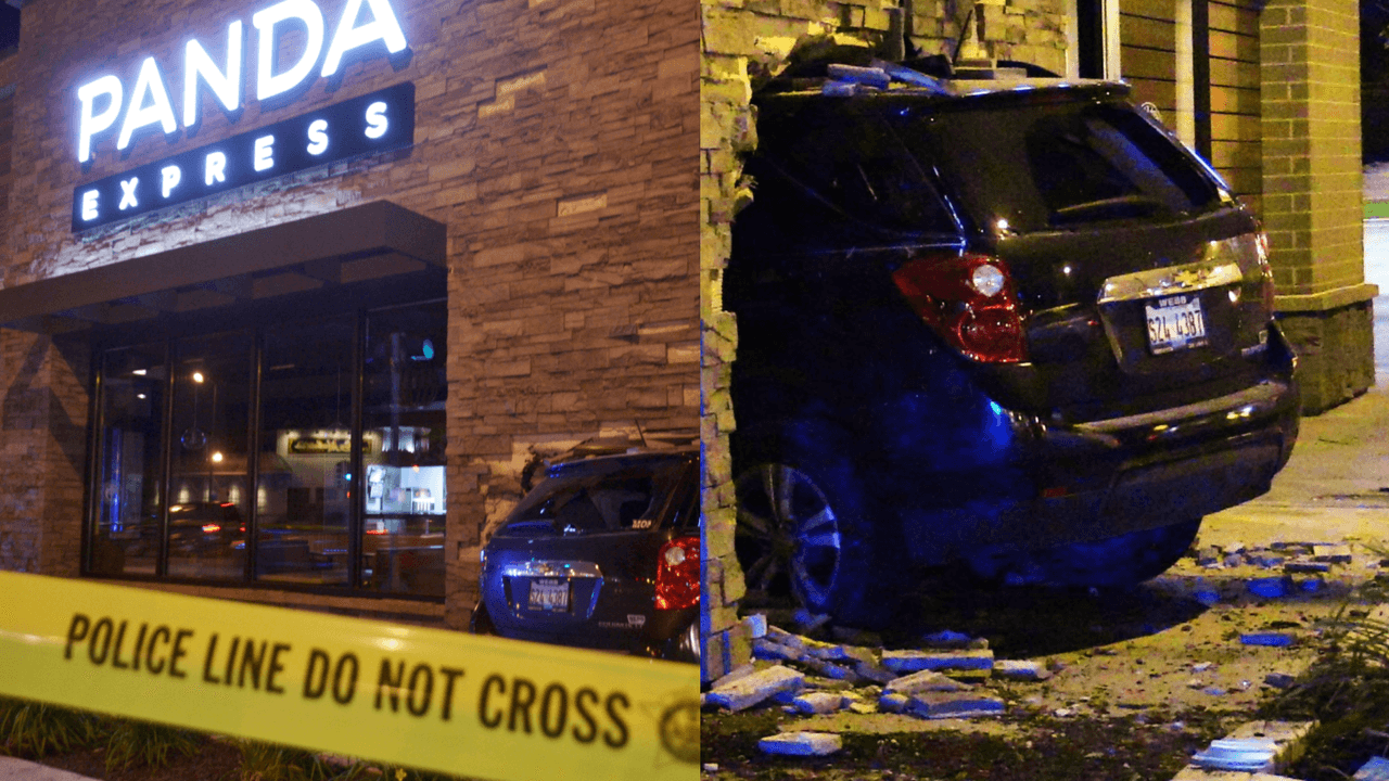 Un SUV se estrella contra un restaurante Panda Express cerca del aeropuerto Midway