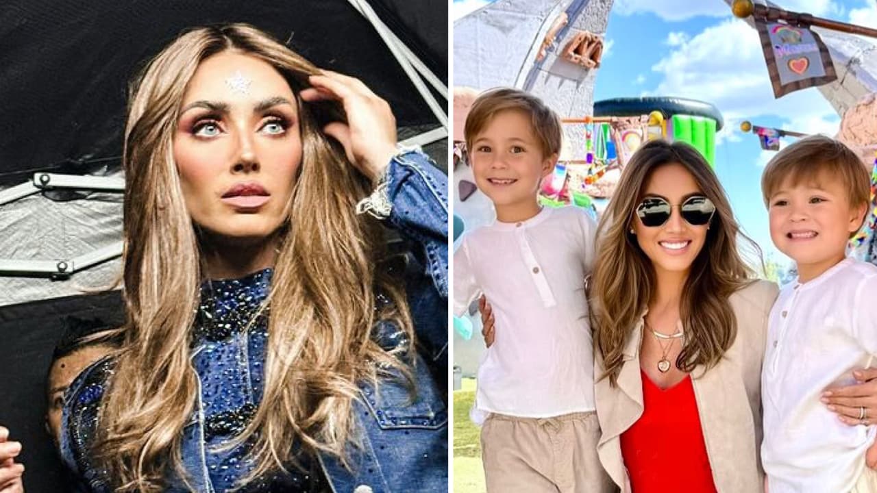 Anahí construyó un 'pueblo de fantasía' para el cumpleaños de sus hijos: no escatimó para consentirlos