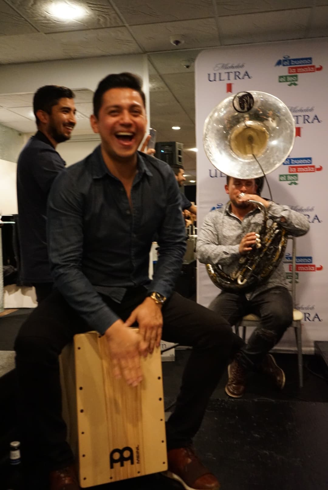 Mientras que
<b>Erick García</b> salió de la rutina.