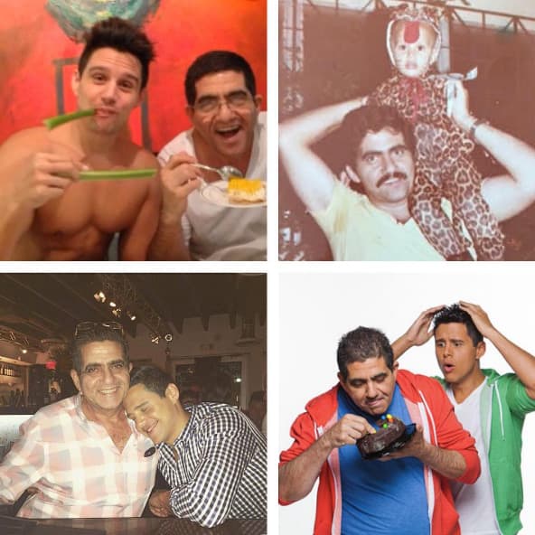 "CREYÓ EN MI y me ha dicho desde que nací #yesyoucan Campeón. TE AMO BABA", fue el mensaje de Chabán para celebrar a su papá.