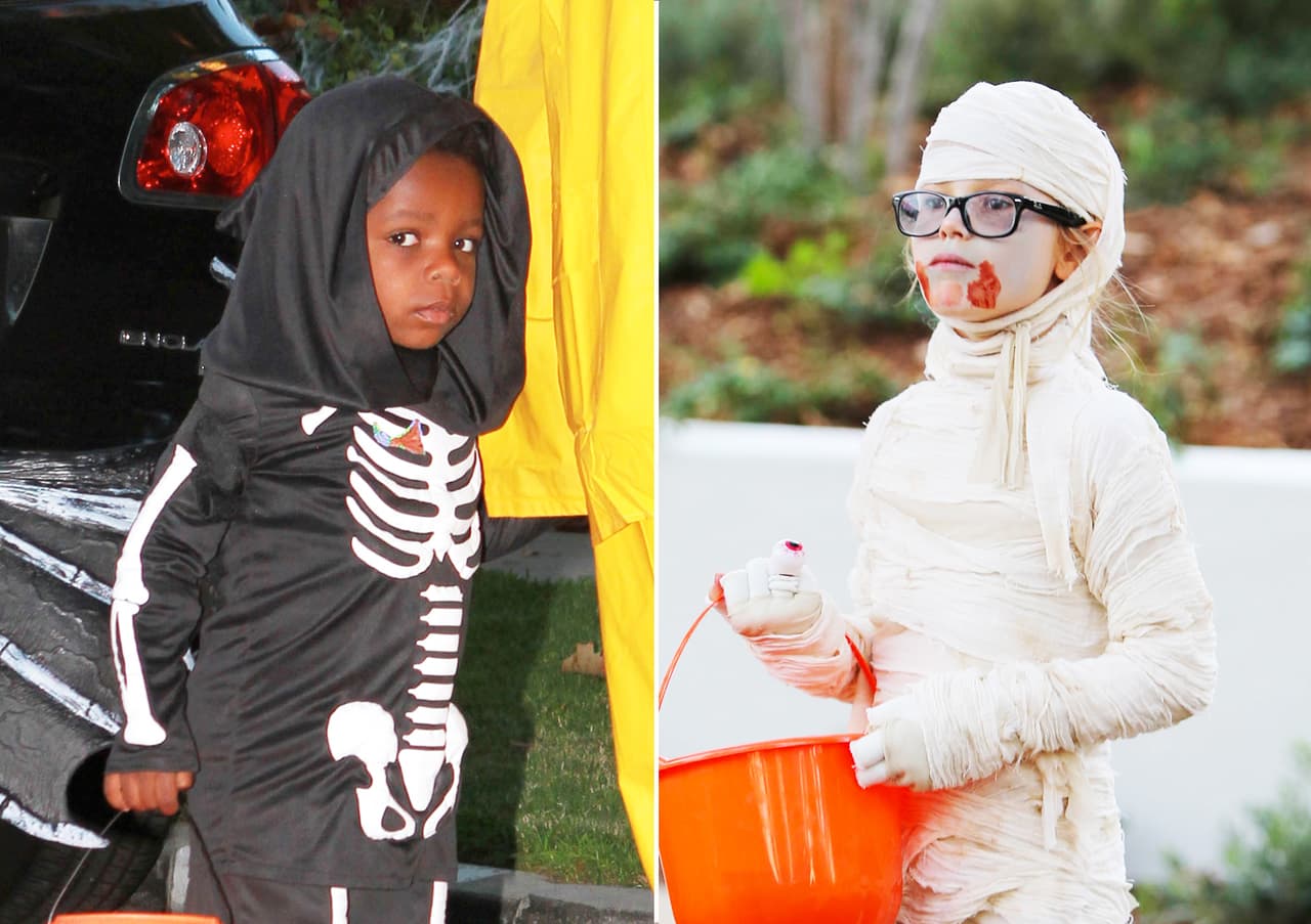 Todos los famosos ya se están alistando para la noche de brujas, pero sus pequeños retoños también se disfrazan y lo hacen de las formas más tiernas.