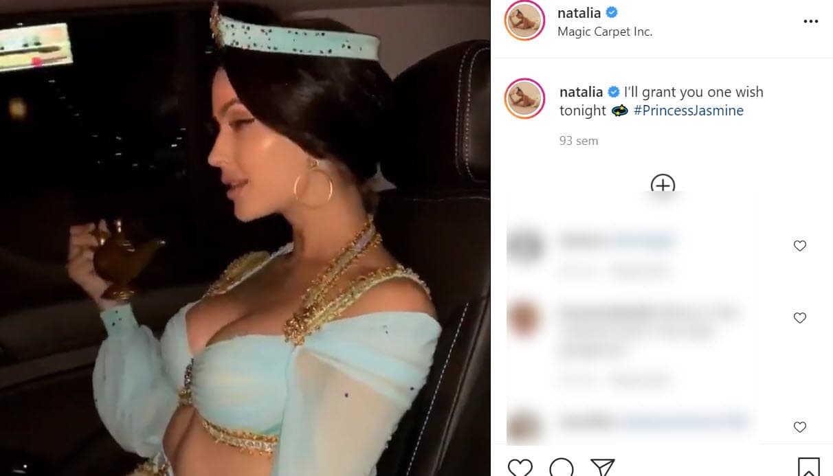 En noviembre de 2019, Lovato ya había sido bastante directa con Barulích cuando apareció enfundada en un disfraz de la princesa Jasmine. 
<br>