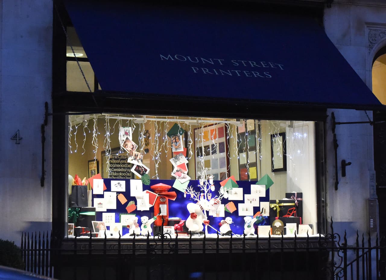 Esta fue la tienda de impresiones a la que fueron Pippa y su mamá Carole.