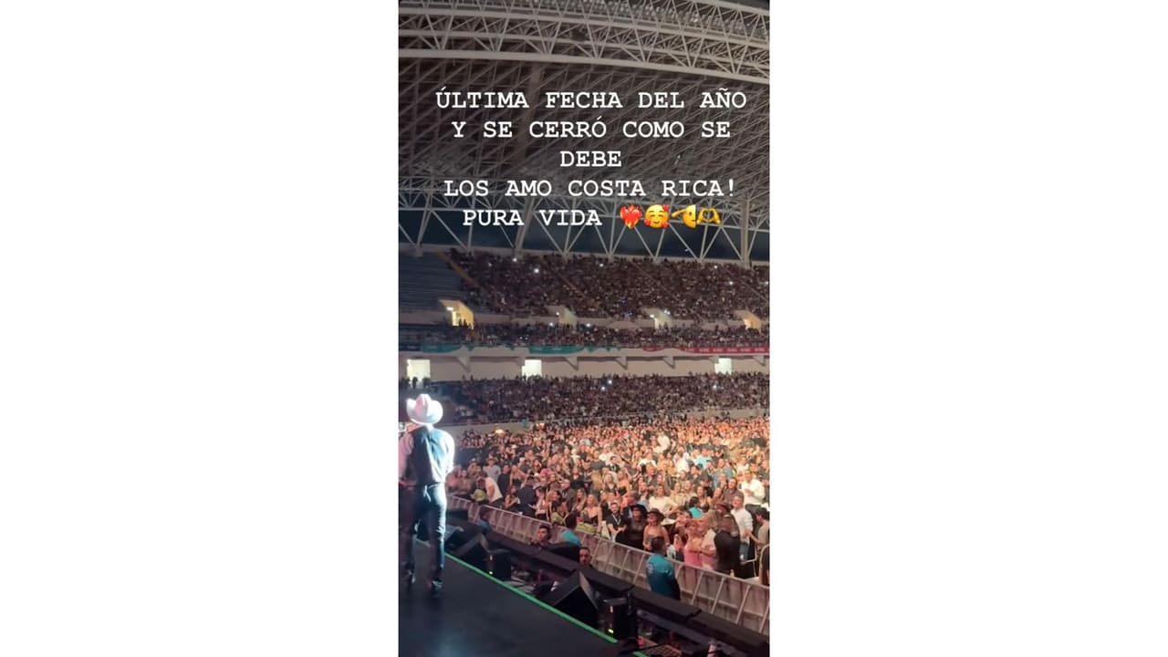 Nodal cerró su gira 'Pa'l Cora' en Costa Rica.