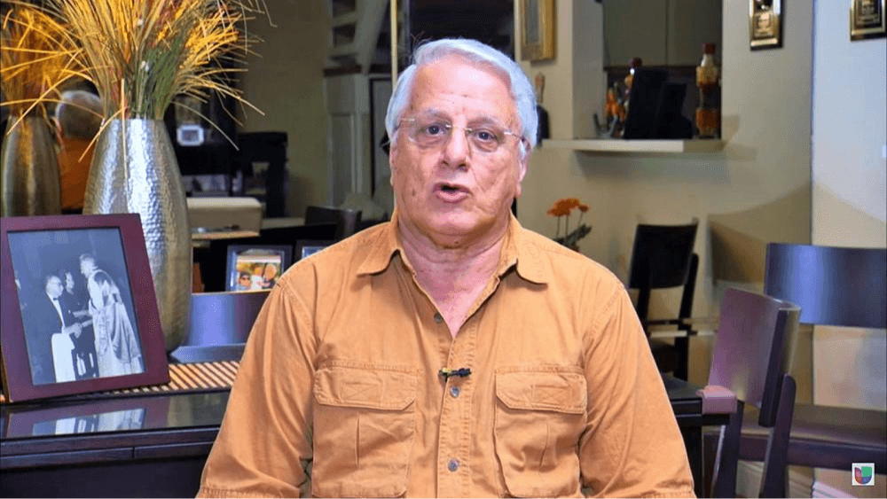 Él es don José Raúl González, padre de Raúl González, a quien el conductor venezolano admira y respeta como a nadie.