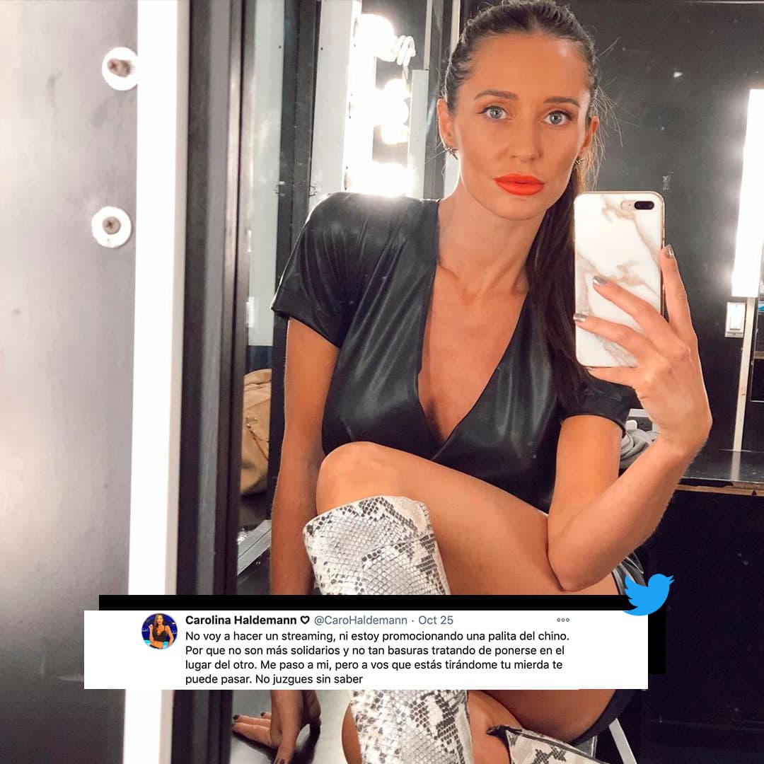 “No voy a hacer un streaming, ni estoy promocionando una palita del chino. Por qué no son más solidarios y no tan basuras tratando de ponerse en el lugar del otro. Me pasó a mí, pero a vos que estás tirándome tu mierda te puede pasar. No juzgues sin saber”, añadió.