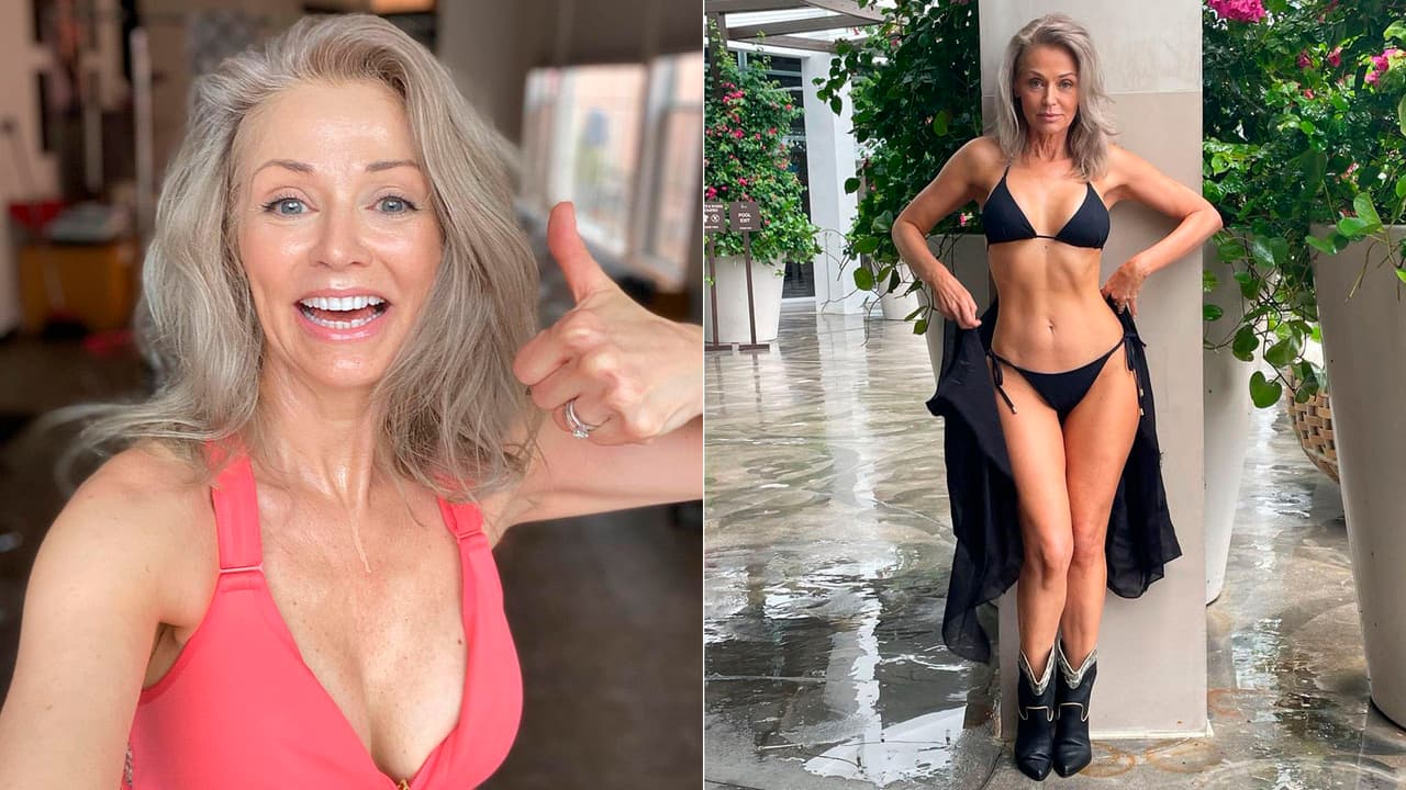 📸 Conoce a la modelo de 57 años que causa sensación en traje de baño