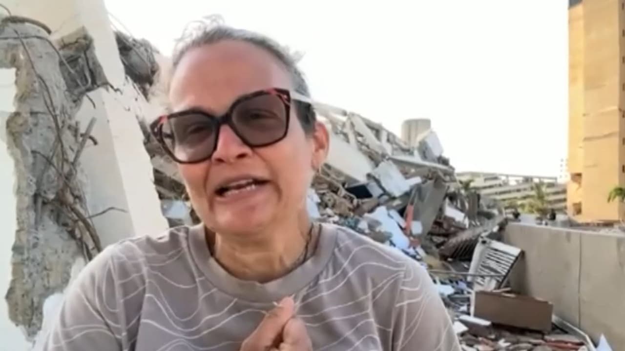 Madre salió de casa en Venezuela y al volver su hogar estaba en ruinas; su esposo e hijos quedaron bajo escombros