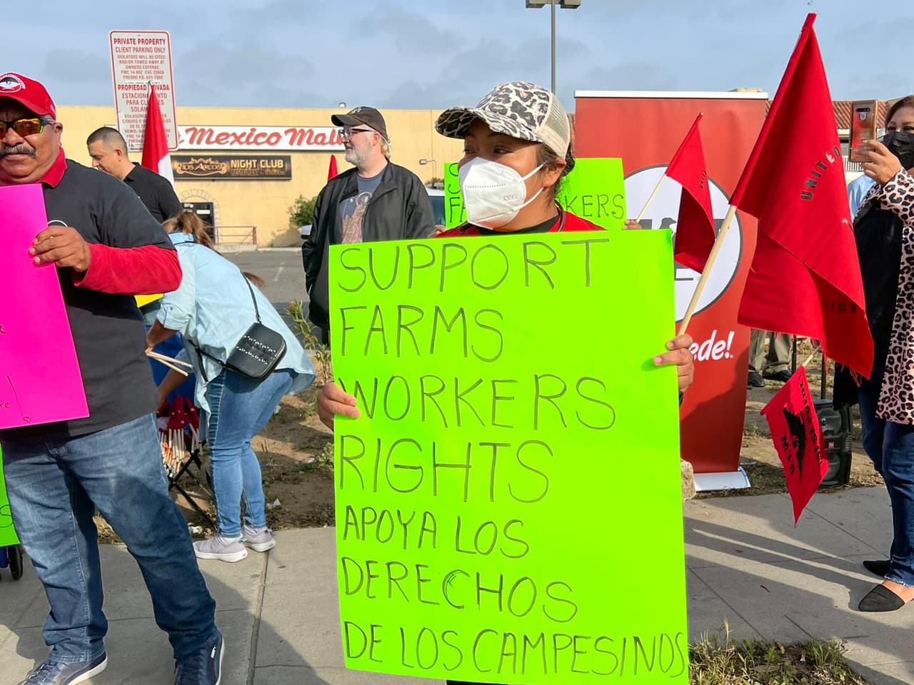 Trabajadores del campo se reunieron en las principales ciudades del estado para exigir sus derechos y pedir al Gobernador de California, Gavin Newsom, su apoyo al proyecto AB2183.