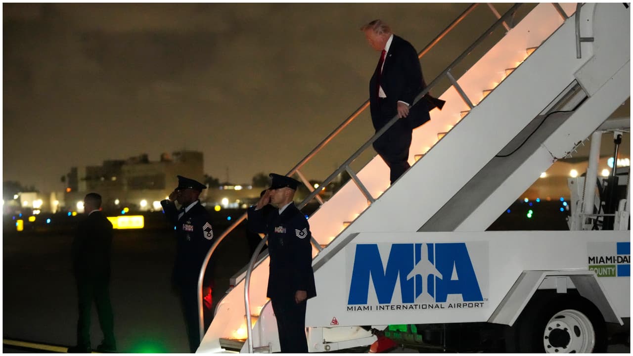 Trump llega al sur de Florida para la cumbre “Escudo de las Américas” con líderes de la región