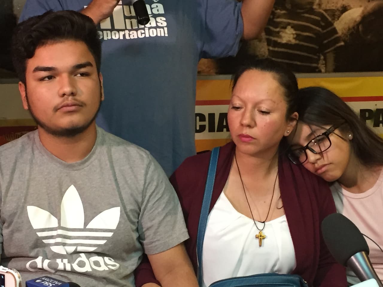 Guadalupe García pasó su primera noche en México acompañada por sus hijos 