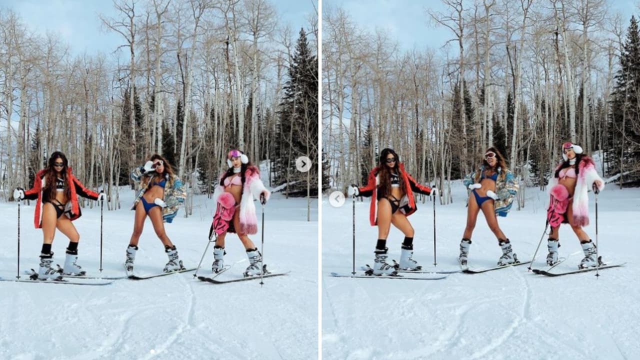 <b>Anitta</b>
<br>Muy similar al trío Anahí, Roberta y Lupita, Anita posó en bikini con sus amigas Natalia Barulich y Chris Chil.