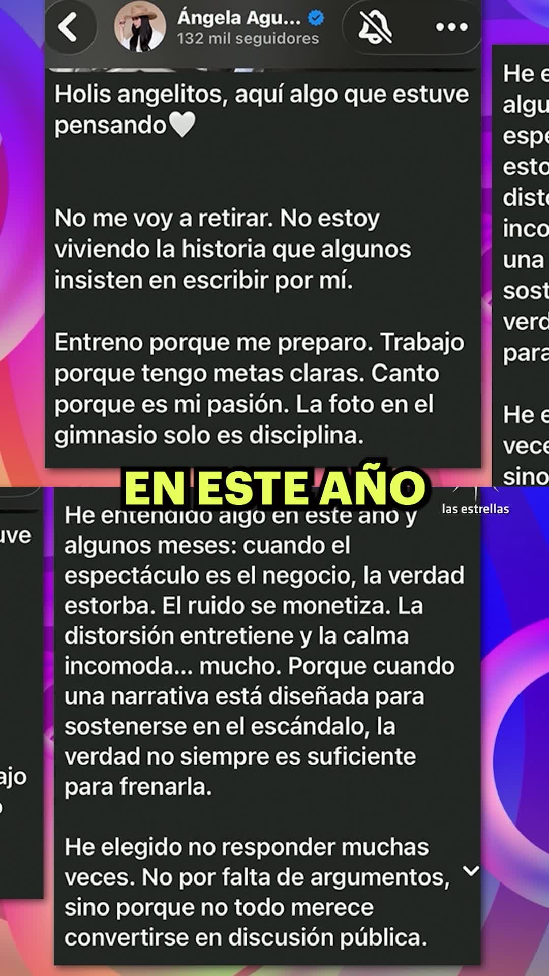 ¡No me voy a retirar!: Ángela Aguilar se defiende del hate que sufre en redes sociales