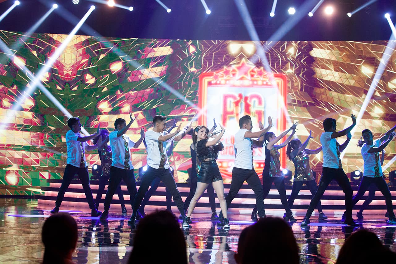 Así se vio el escenario.