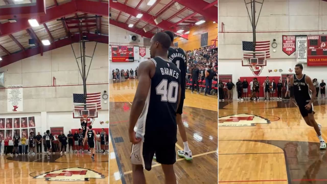 <b>Los jugadores convivieron con los jóvenes</b>: realizaron jugadas, lanzaron triples, jugaron uno a uno, firmaron camisetas y regalaron tenis.