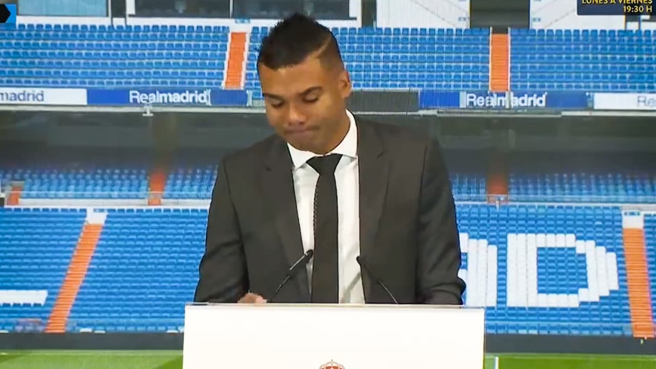 Casemiro, entre lágrimas, se despidió del Madrid y dice que "un día volverá"
