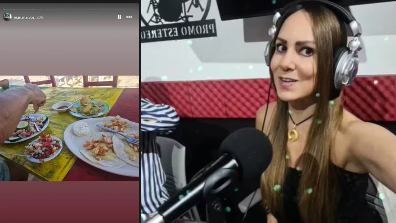 Díaz antes de la muerte de Nicandro Díaz, su novia publicó una foto en la que se aprecia el brazo del productor.