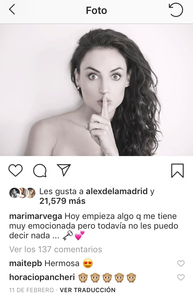 Los rumores de un romance entre Marimar y Horacio se incrementaron luego de que, el pasado 5 de marzo la revista TVNotas publicara algunas fotografías donde se les ve juntos en la Ciudad de México. 
<br>
<br>.