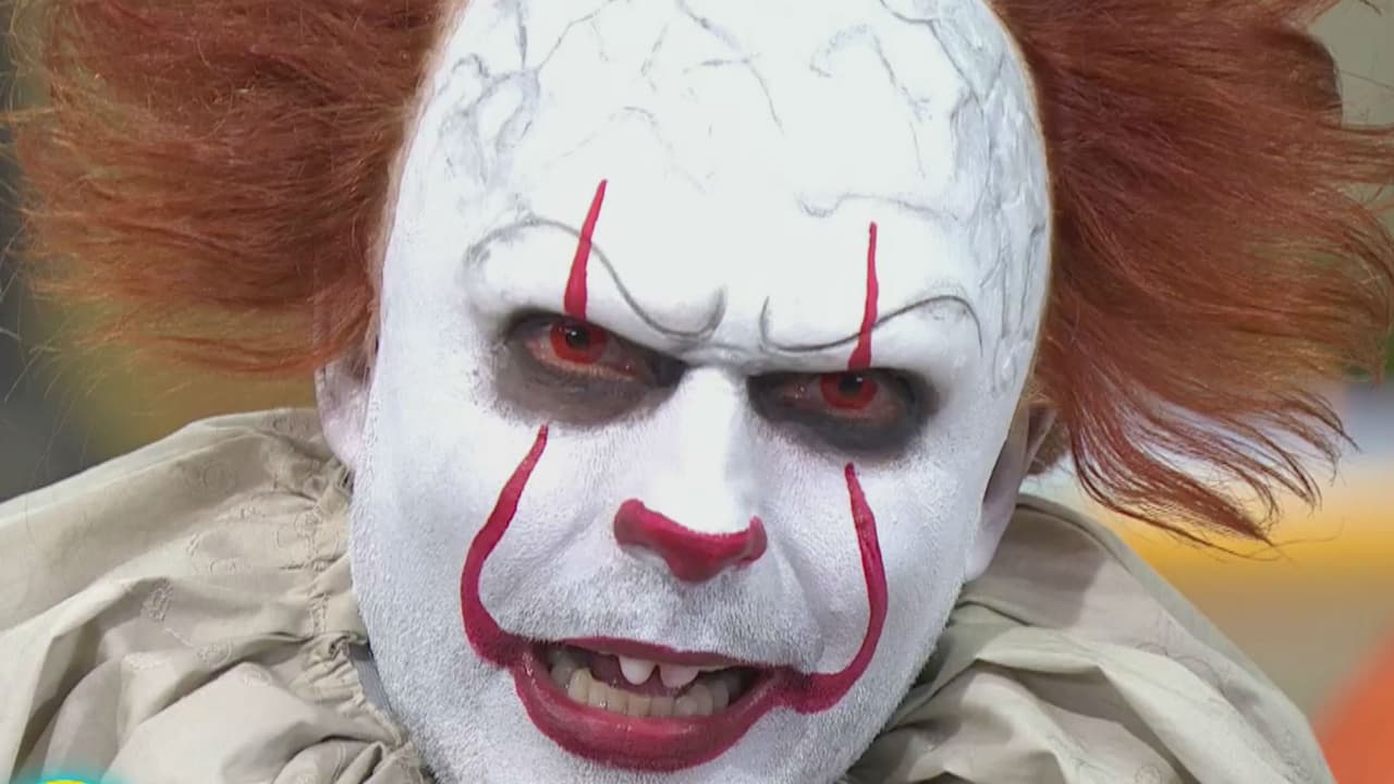 Raúl 'El Negro' Araiza se transformó en Pennywise, mejor conocido como 'Eso', el payaso diabólico.