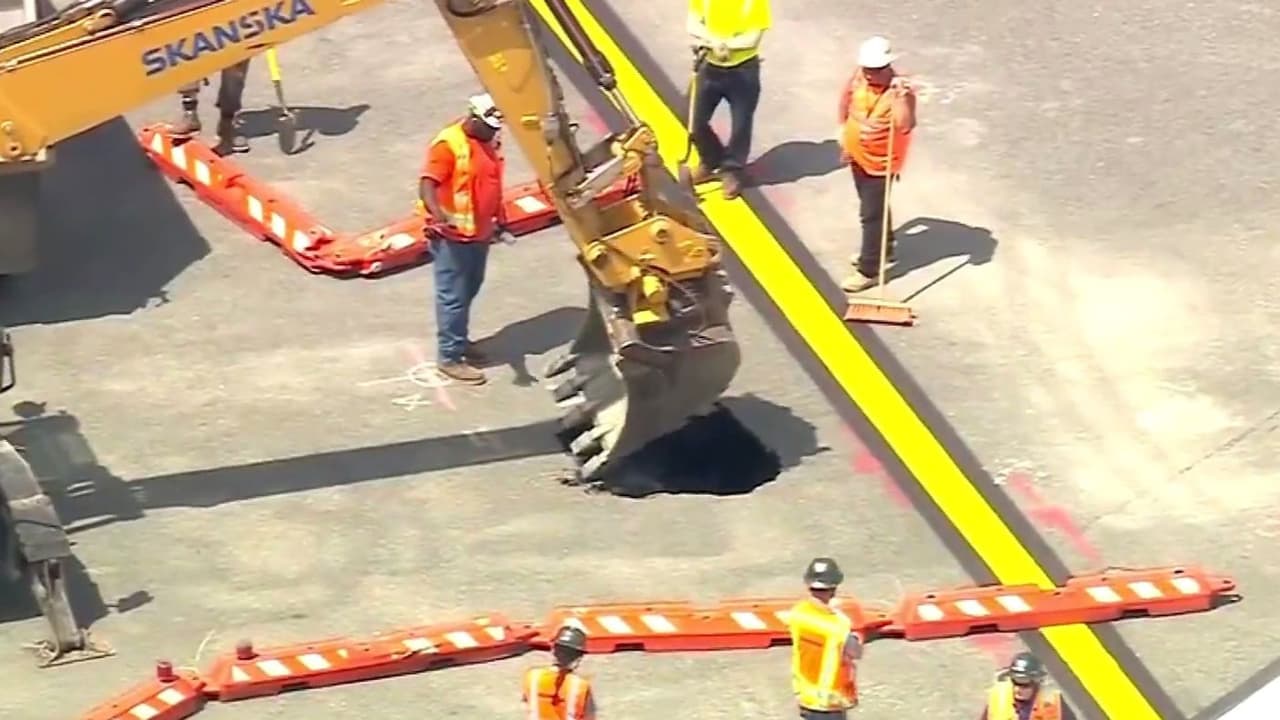 Fin de semana Memorial Day: ¿Siguen los trabajos de reparación por un socavón en Aeropuerto LaGuardia en NY?