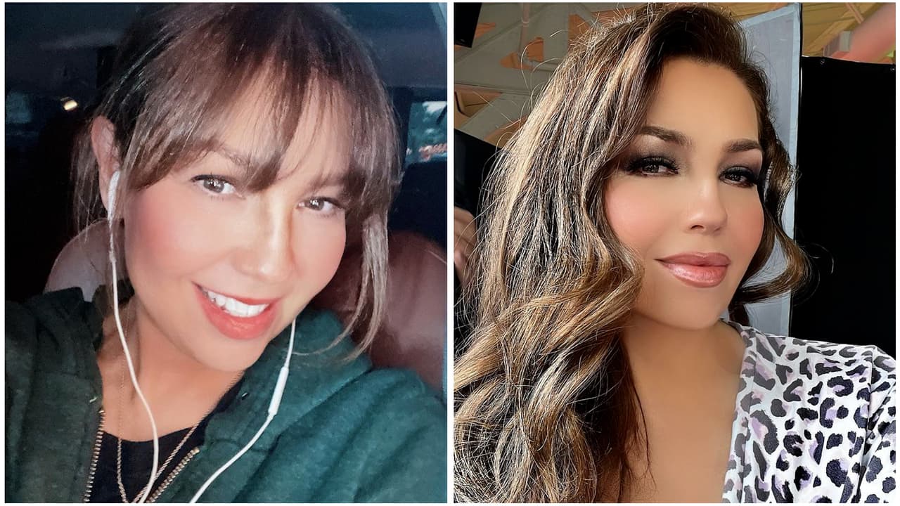 Thalía está en shock por el tamaño de su papada y clama por ayuda para poder bajarla