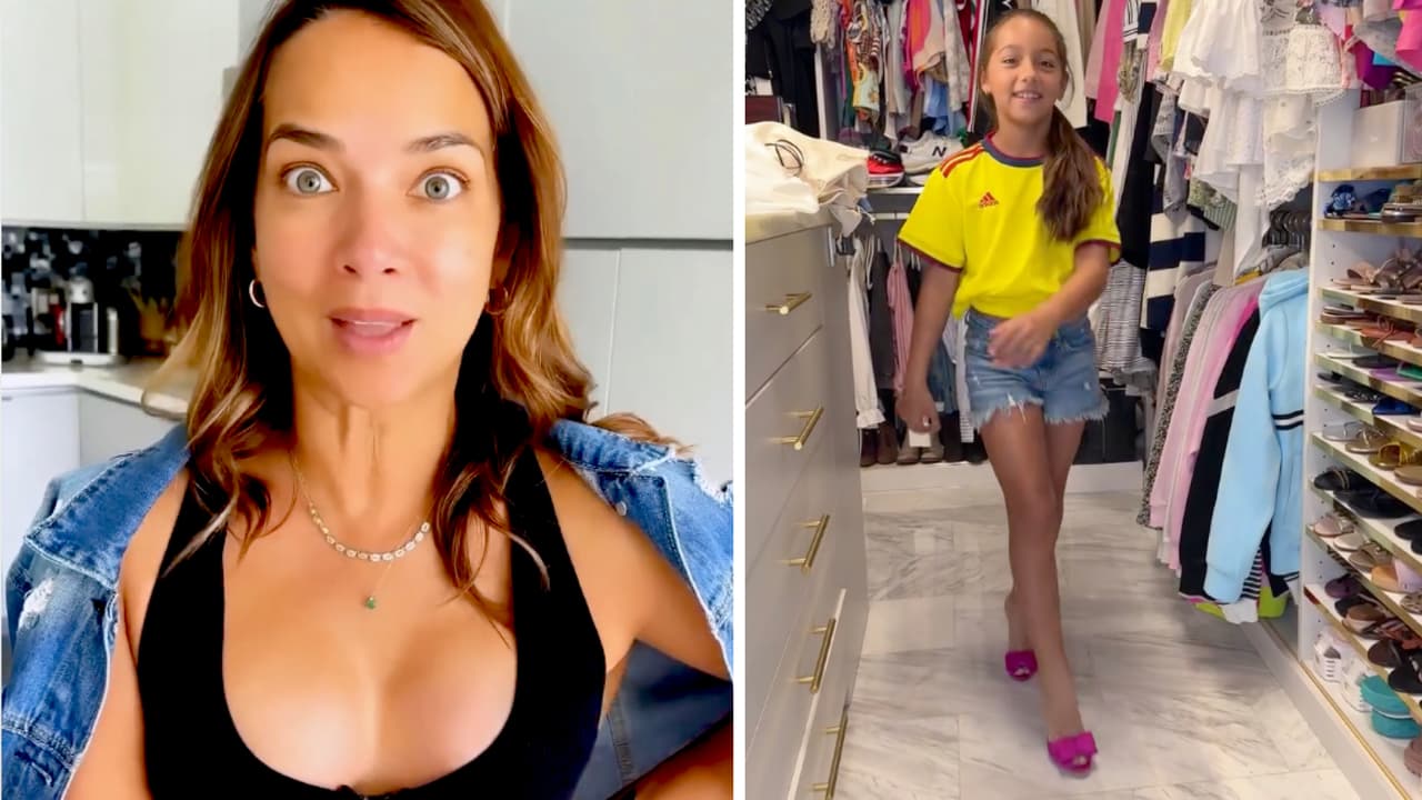 “¡Madre mía!": la hija de Adamari ya anda en tacones y hasta le quedan los de su mamá a los 9 años