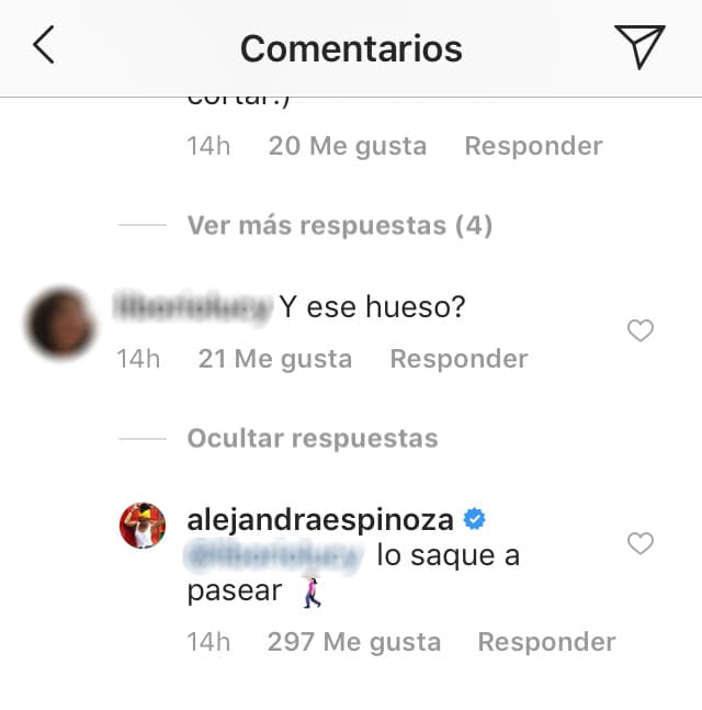 La exreina de Nuestra Belleza Latina también se divirtió con otra de las agresiones.