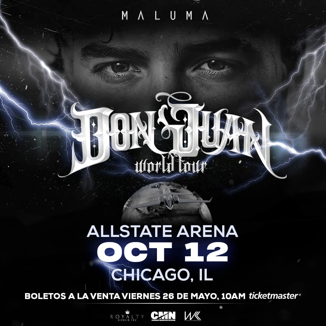 No te pierdas a Maluma en concierto este octubre 