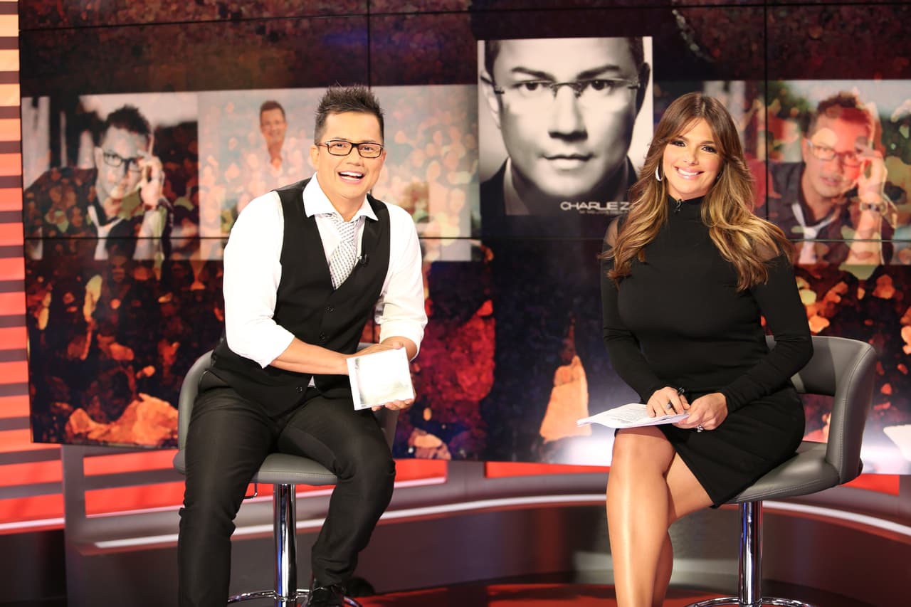 Charlie Zaa en Primer Impacto, tras anunciar su regreso con un tributo a Joan Sebastian.