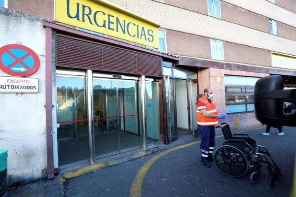 un hospital en Salamanca, España, donde han recibido a un paciente sospechoso de coronavirus.