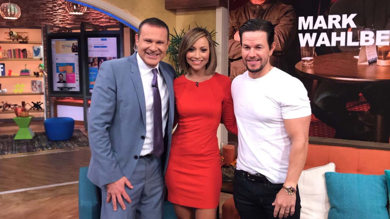 Nuestra Satcha también quería su foto con el actor, de este modo despedimos a Mark Wahlberg de Despierta América.