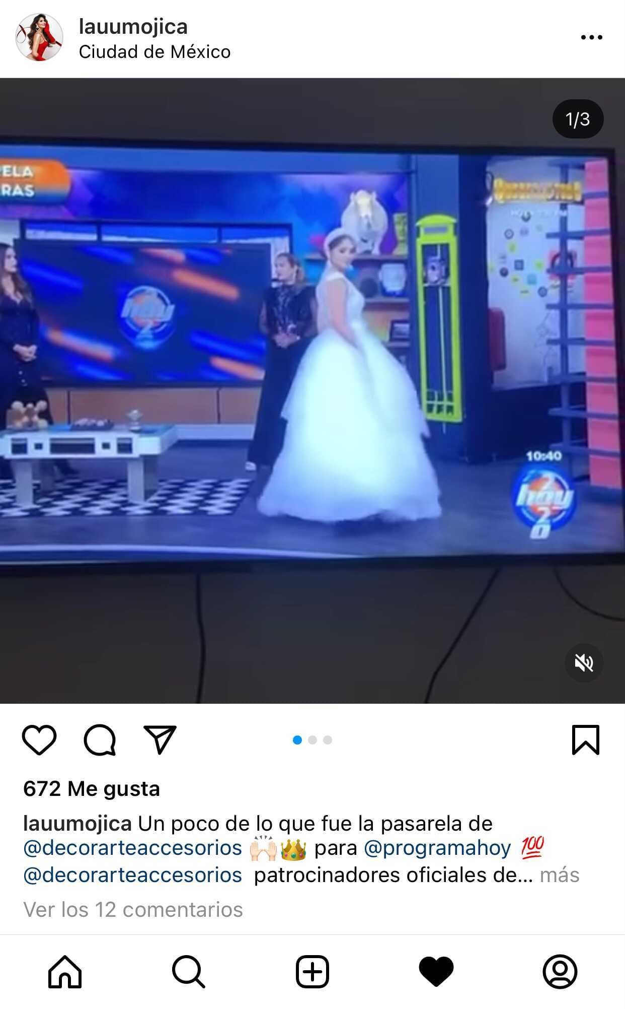 En noviembre pasado, estuvo como invitada en el show
<b>Hoy</b> en donde
<b><a href="https://www.instagram.com/p/CHvxnKfDDOm/" target="_blank">modeló algunas tiaras </a></b>que portan las participantes de Miss México.
<br>