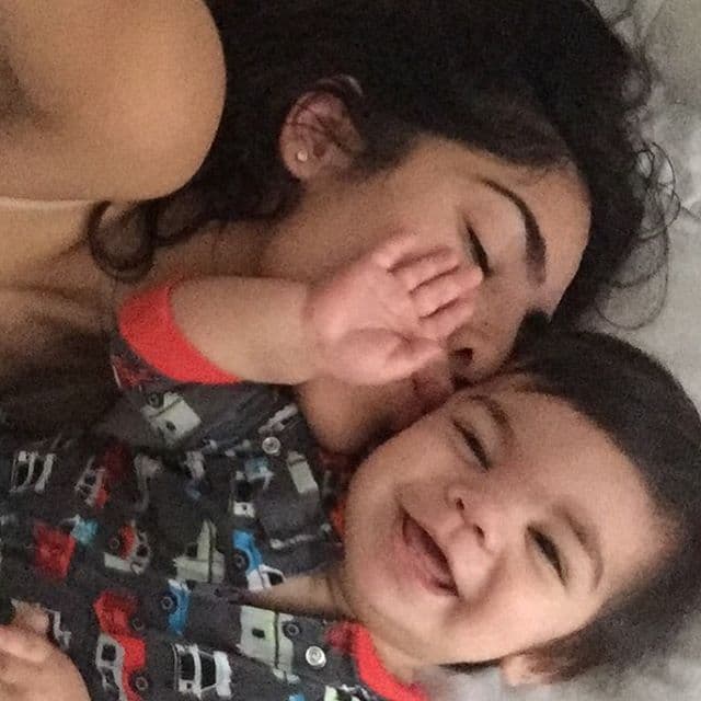 Ahora disfruta todos los días junto a su hermoso hijo.