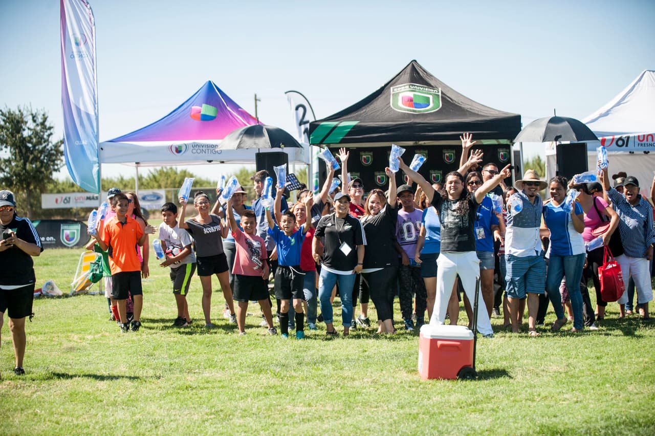 Diversión familiar en Copa Univision Fresno.