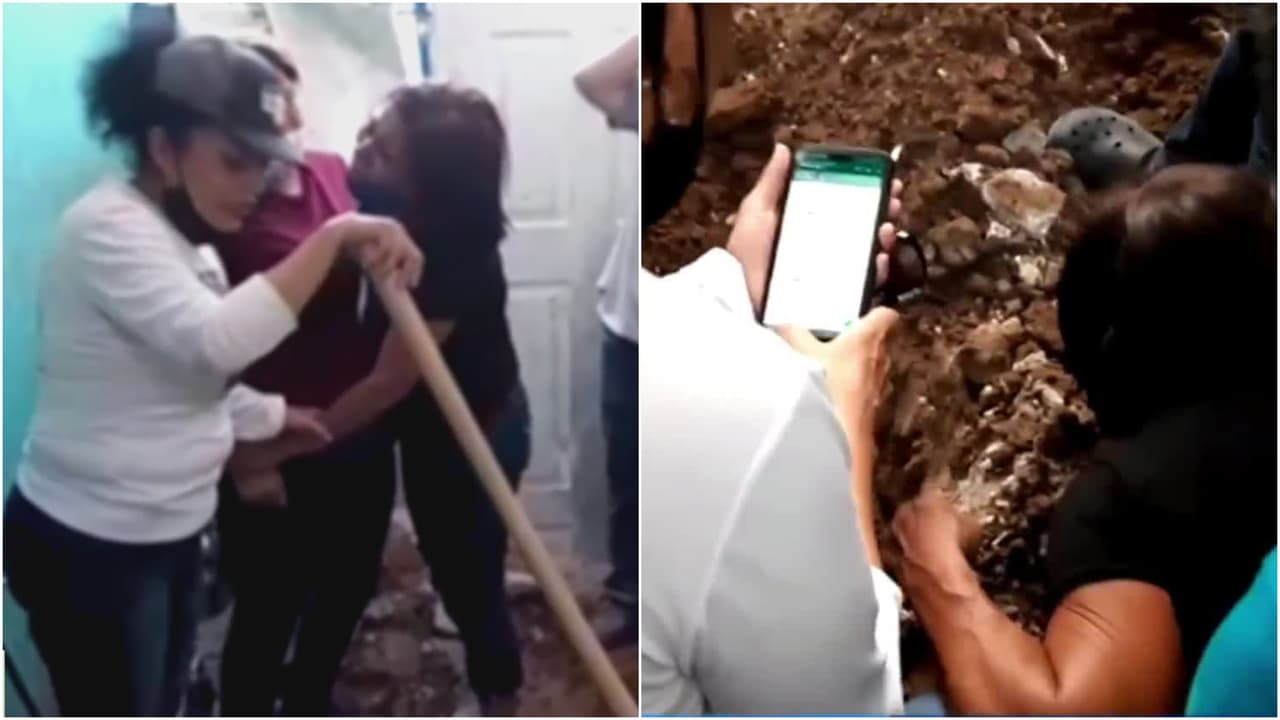 <b>"Estaba desmembrado": madre cavó bajo tierra y encontró los restos de su hijo desaparecido.</b>
<br>
<br>Enedina González Valenzuela encontró el cuerpo de su hijo bajo tierra y lo reconoció inmediatamente por los zapatos y los tatuajes. Él estaba desaparecido desde hace tres años. Ella forma parte del colectivo Buscadoras por la Paz. "Lo encontré de cabeza y desmembrado", narró.