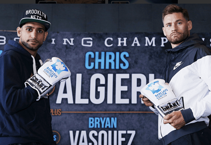 Amir Khan y Chris Algieri prometieron una gran pelea