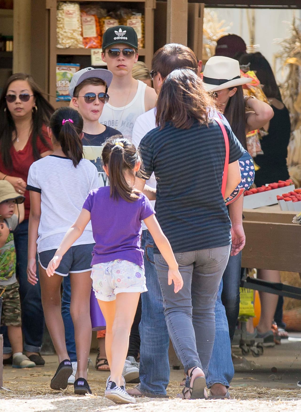 Brooklyn Joseph le ayudaba a su mamá a buscar a los integrantes de la familia que faltaban.