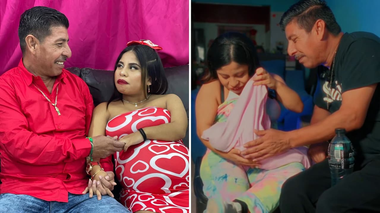 Lupita ‘TikTok’ y Ricardo ‘Sonrris’ Medellín se convirtieron en papás de Karely.