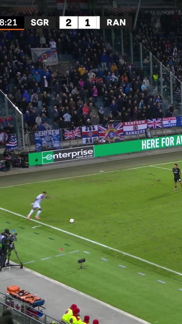 ¡REFLEJOS FELINOS! Christensen evita el empate a pura mano | Sturm Graz 2-1 Rangers | Europa League