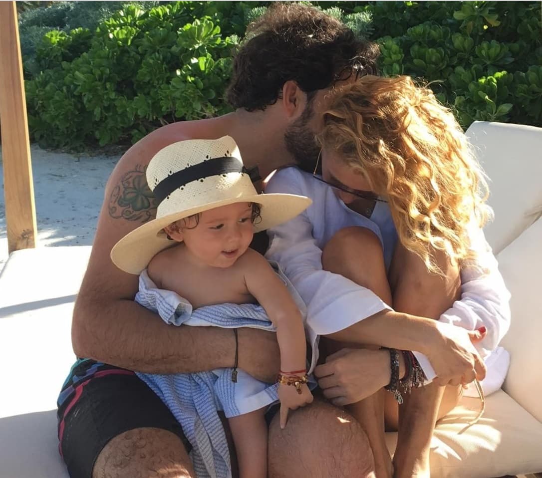 Eros es el bebé que tuvo con Gerardo Bazúa.