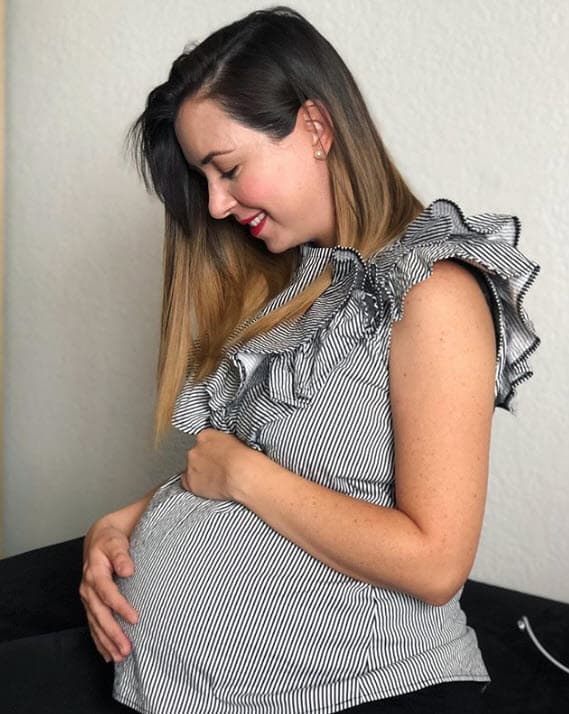 Fátima Torre informó que su hijo Diego había nacido el 31 de marzo.