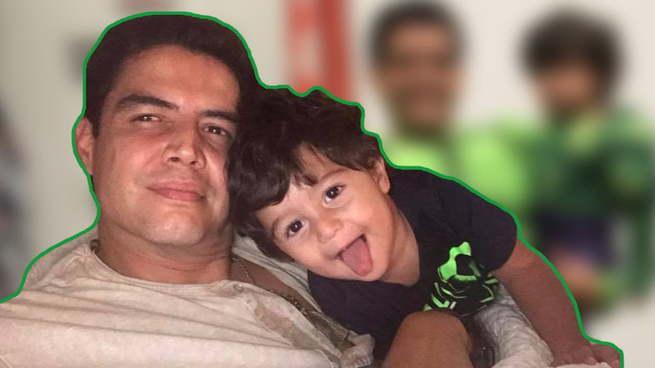 Orlando Segura y Baby Joshua están listos para mostrar sus músculos este Halloween