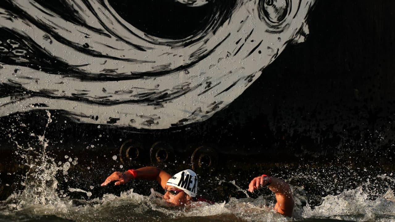 Mexicano Paulo Strehlke termina en buena posición en aguas abiertas