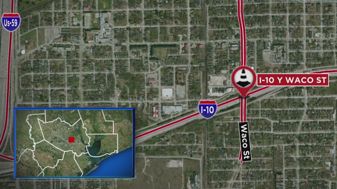 Este miércoles cerrarán la calle Waco en la autopista I-10 por la demolición de un puente