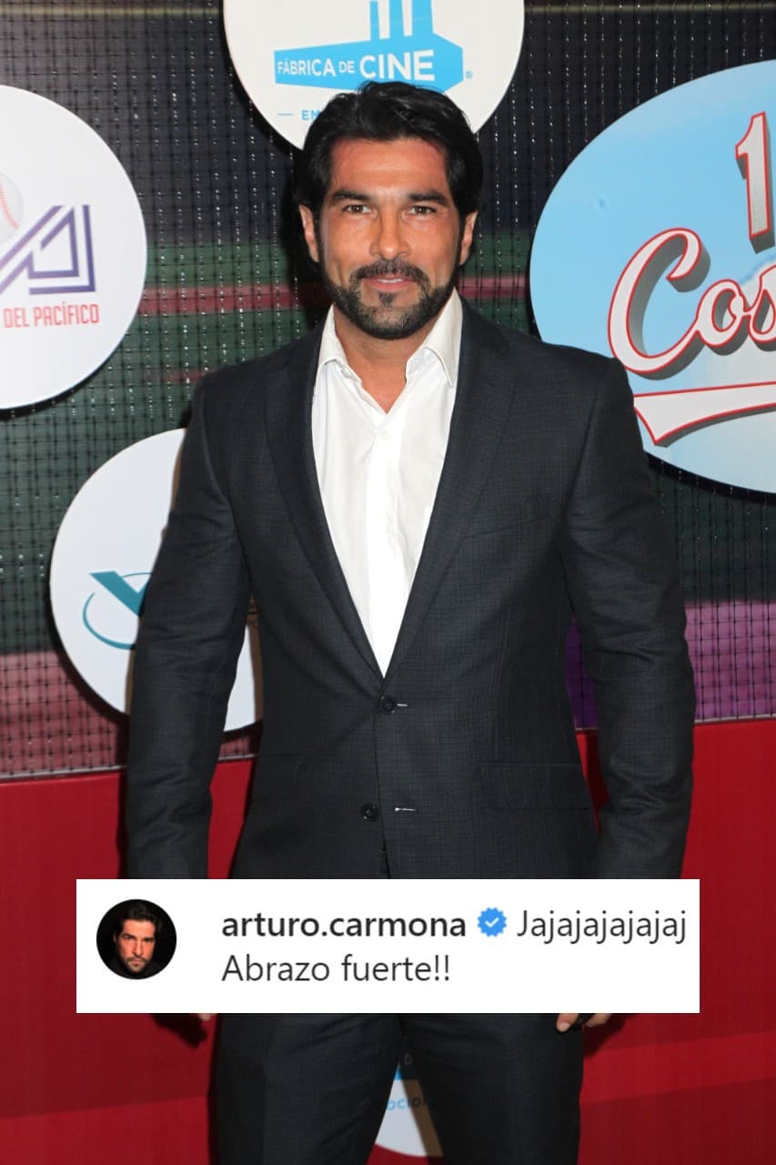 Arturo Carmona le mandó un "abrazo fuerte" a Gil por su divertido sentido del humor.