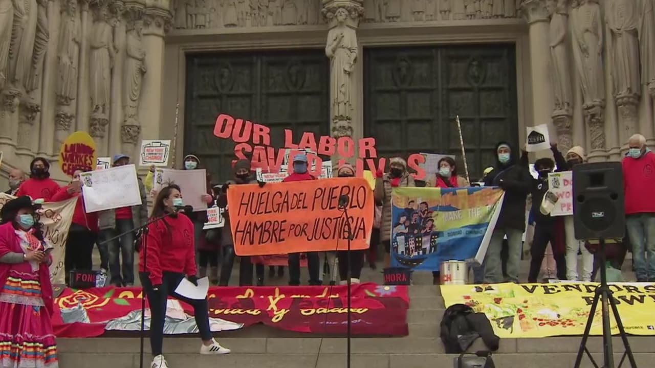 Con una huelga de hambre apoyan a trabajadores indocumentados excluidos de la ayuda federal por la pandemia