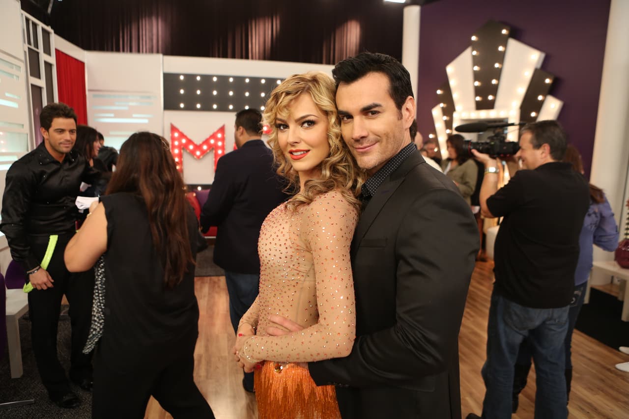 David Zepeda estuvo invitado y por supuesto se alegró de ver a su colega, Marjorie de Sousa.
