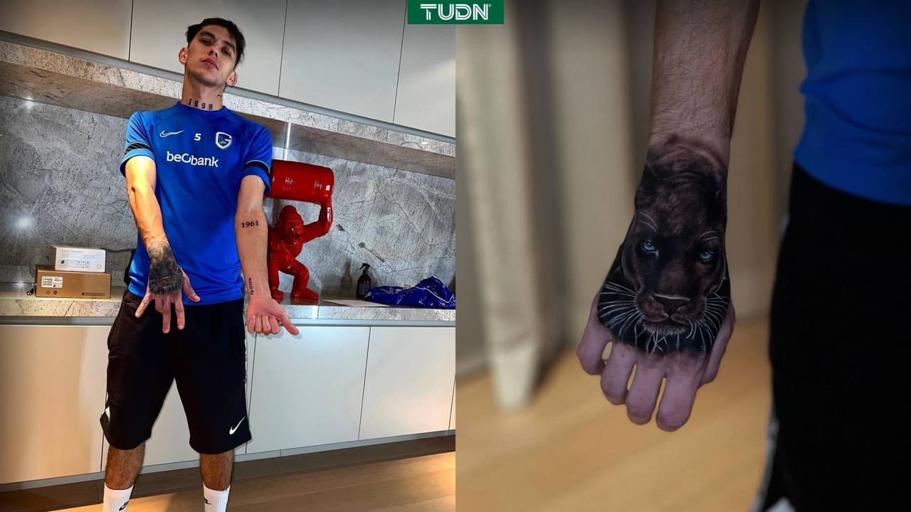 Arteaga presume su nuevo tatuaje inspirado en Black Panther